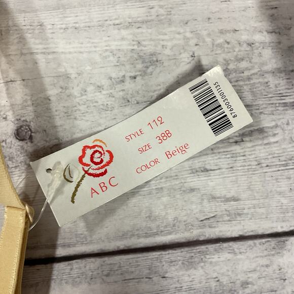 ABC American Breast Care Mastectomy Bra Womens 38B Beige Underwire 112 NEW - Picture 7 of 10